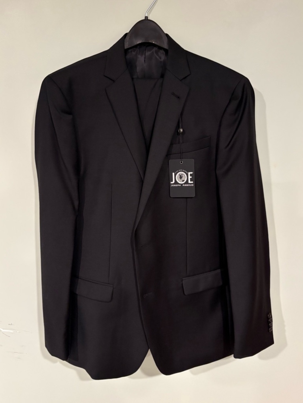 Joseph Abboud Black Men's Two-Button Suit NWT